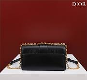 	 Bagsaaa Dior 30 Montaigne East West Black Bag - 21x12x6cm - 2