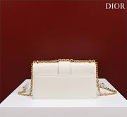 	 Bagsaaa Dior 30 Montaigne East West White Bag - 21x12x6cm - 6