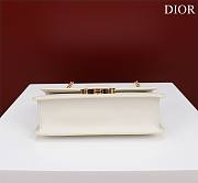 	 Bagsaaa Dior 30 Montaigne East West White Bag - 21x12x6cm - 2