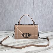 	 Bagsaaa Dior 30 Montaigne Chain Bag with Handle Maxicannage Beige Lambskin - 25x15x8cm - 1