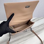 	 Bagsaaa Dior 30 Montaigne Chain Bag with Handle Maxicannage Beige Lambskin - 25x15x8cm - 6