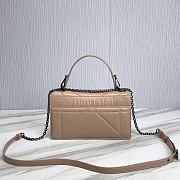 	 Bagsaaa Dior 30 Montaigne Chain Bag with Handle Maxicannage Beige Lambskin - 25x15x8cm - 3