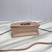 	 Bagsaaa Dior 30 Montaigne Chain Bag with Handle Maxicannage Beige Lambskin - 25x15x8cm - 5