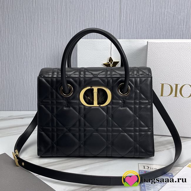 Bagsaaa Dior St Honore x Caro Black Bag 30x22.5x16 - 1