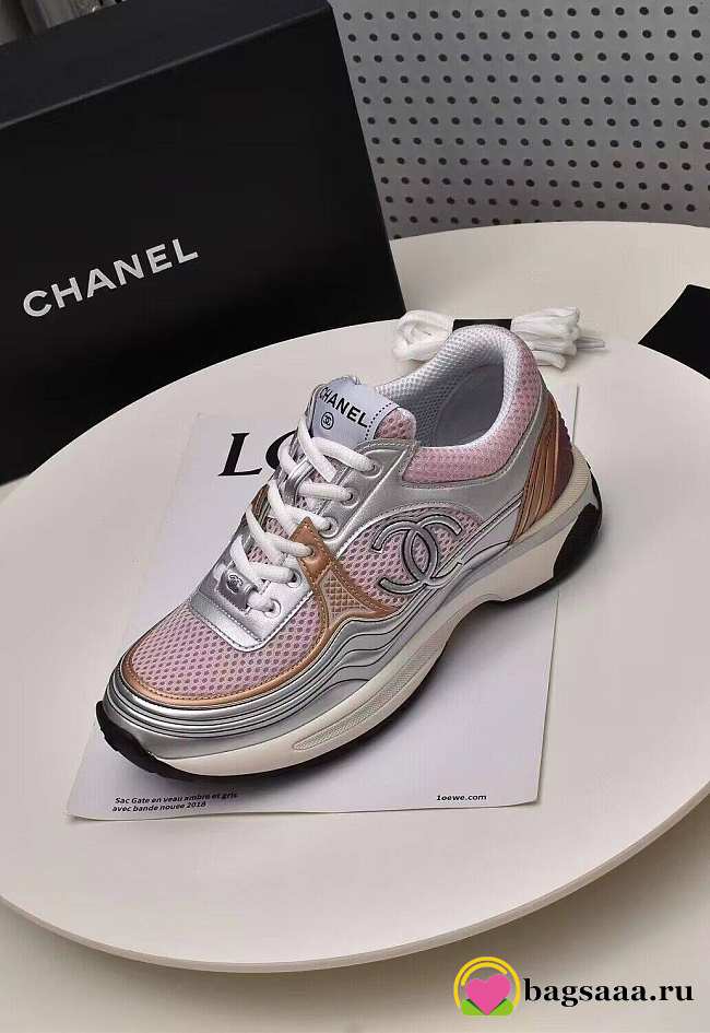 Bagsaaa Chanel Sneakers Pink - 1