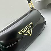 Bagsaaa Prada Logo Plaque Shoulder Bag Black - 24x11x4cm - 2