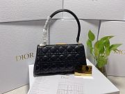 Bagsaaa Dior Caro Top Handle Black - 26x14.5x9cm - 1