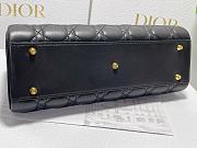 Bagsaaa Dior Caro Top Handle Black - 26x14.5x9cm - 5