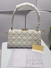 	 Bagsaaa Dior Caro Top Handle White - 26x14.5x9cm - 1