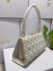 	 Bagsaaa Dior Caro Top Handle White - 26x14.5x9cm - 5