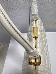 	 Bagsaaa Dior Caro Top Handle White - 26x14.5x9cm - 2