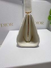 	 Bagsaaa Dior Caro Top Handle White - 26x14.5x9cm - 3