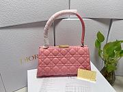 	 Bagsaaa Dior Caro Top Handle Pink - 26x14.5x9cm - 1