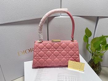 	 Bagsaaa Dior Caro Top Handle Pink - 26x14.5x9cm