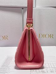 	 Bagsaaa Dior Caro Top Handle Pink - 26x14.5x9cm - 2