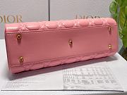 	 Bagsaaa Dior Caro Top Handle Pink - 26x14.5x9cm - 4
