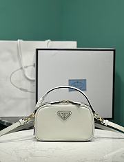 Bagsaaa Prada Odette leather mini-bag white - 18.5*13*6.5cm - 1