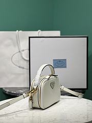 Bagsaaa Prada Odette leather mini-bag white - 18.5*13*6.5cm - 5