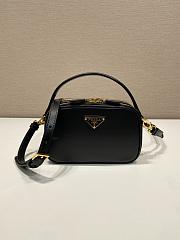	 Bagsaaa Prada Odette leather mini-bag black - 18.5*13*6.5cm - 1