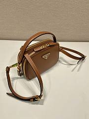 	 Bagsaaa Prada Odette leather mini-bag brown - 18.5*13*6.5cm - 4