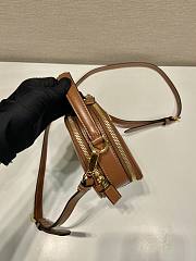 	 Bagsaaa Prada Odette leather mini-bag brown - 18.5*13*6.5cm - 3