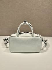 	 Bagsaaa Prada Leather top-handle bag white - 24x12x8cm - 5