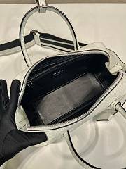 	 Bagsaaa Prada Leather top-handle bag white - 24x12x8cm - 4