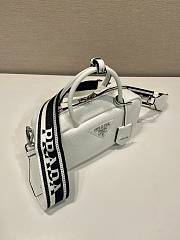 	 Bagsaaa Prada Leather top-handle bag white - 24x12x8cm - 2