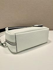 	 Bagsaaa Prada Leather top-handle bag white - 24x12x8cm - 3
