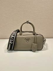 	 Bagsaaa Prada Leather top-handle bag Taupe - 24x12x8cm - 1