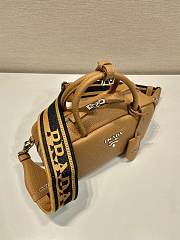 	 Bagsaaa Prada Leather top-handle bag brown - 24x12x8cm - 5