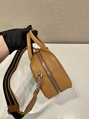 	 Bagsaaa Prada Leather top-handle bag brown - 24x12x8cm - 4