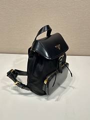 	 Bagsaaa Prada Medium Re-Nylon and brushed leather backpack - 6