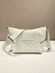 Bagsaaa Prada Leather bag with shoulder strap white - 26*23*11cm - 1