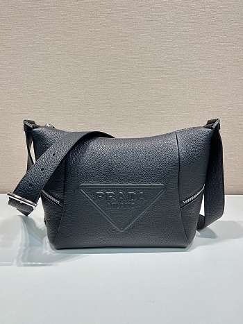 	 Bagsaaa Prada Leather bag with shoulder strap grey - 26*23*11cm