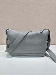 	 Bagsaaa Prada Leather bag with shoulder strap grey - 26*23*11cm - 3