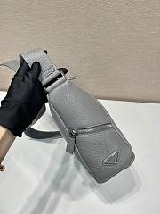 	 Bagsaaa Prada Leather bag with shoulder strap grey - 26*23*11cm - 2