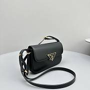 Bagsaaa Prada Leather shoulder bag black - 20x10.5x4cm - 5