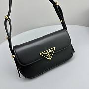 Bagsaaa Prada Leather shoulder bag black - 20x10.5x4cm - 3