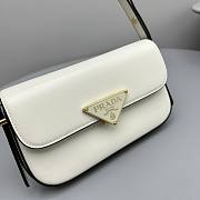 	 Bagsaaa Prada Leather shoulder bag white - 20x10.5x4cm - 5