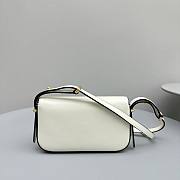 	 Bagsaaa Prada Leather shoulder bag white - 20x10.5x4cm - 4