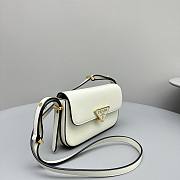 	 Bagsaaa Prada Leather shoulder bag white - 20x10.5x4cm - 3