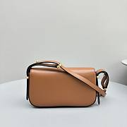 	 Bagsaaa Prada Leather shoulder bag brown - 20x10.5x4cm - 4
