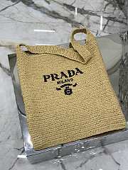Bagsaa PRADA Raffia Woven Braided Tote - 45*40CM - 1