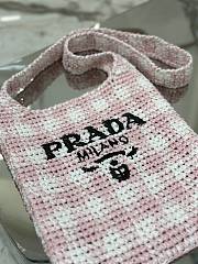 Bagsaaa Prada Crochet Tote Pink - 29*26CM - 6