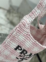 Bagsaaa Prada Crochet Tote Pink - 29*26CM - 5