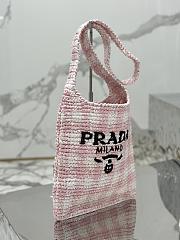 Bagsaaa Prada Crochet Tote Pink - 29*26CM - 4