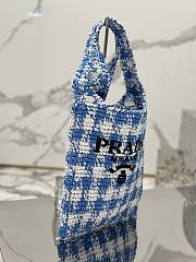 	 Bagsaaa Prada Crochet Tote Blue - 29*26CM - 5
