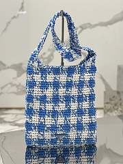 	 Bagsaaa Prada Crochet Tote Blue - 29*26CM - 4