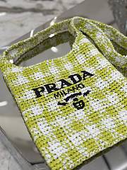	 Bagsaaa Prada Crochet Tote Green - 29*26CM - 5
